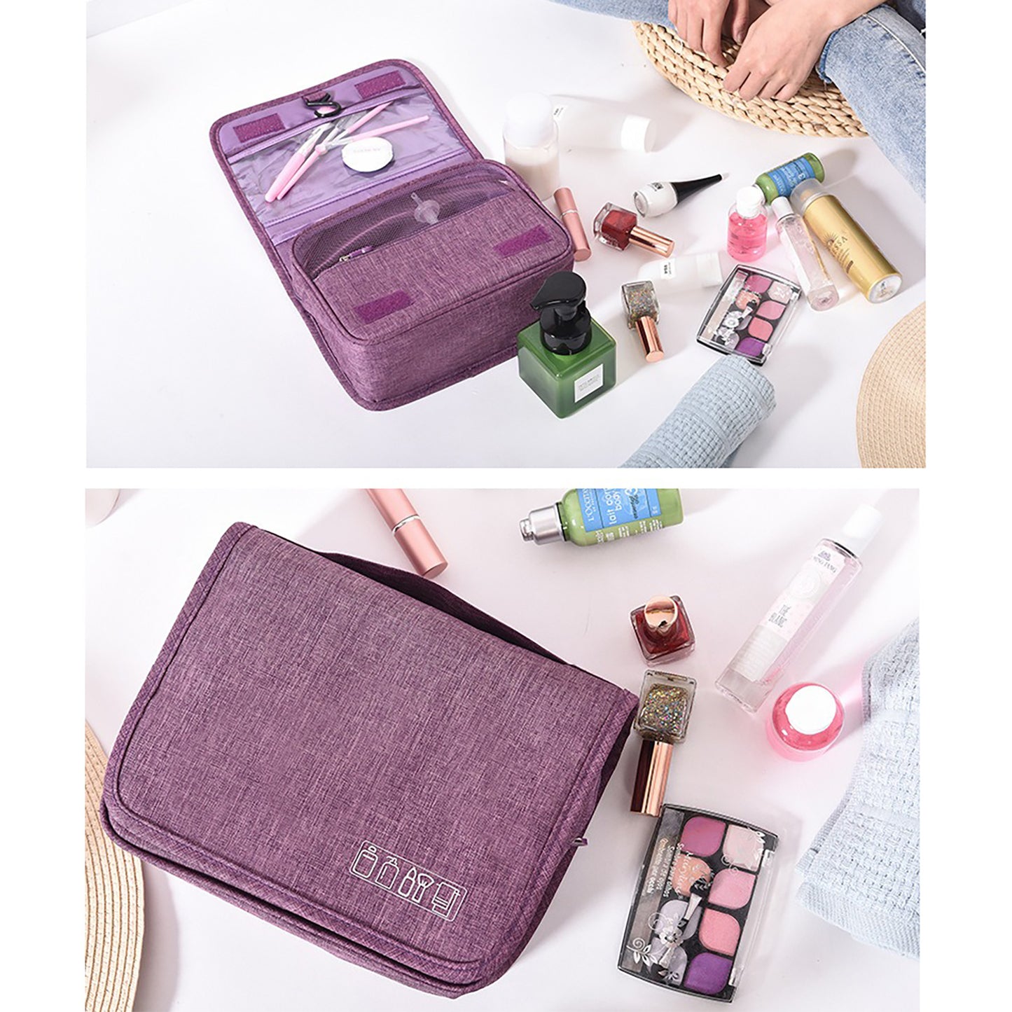 Waterproof Hanging Toiletry & Makeup Travel Bag