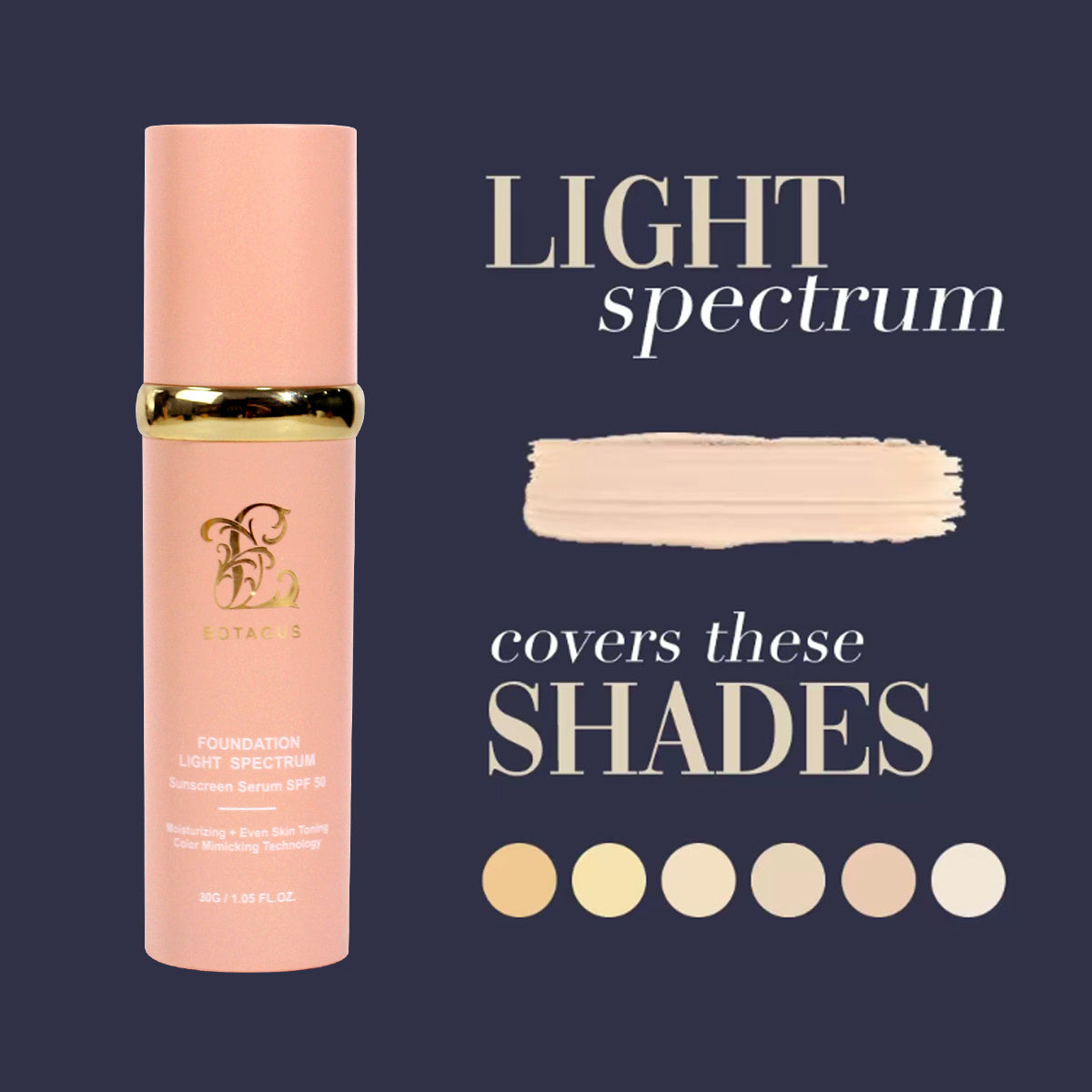 BOTAGUS 4-in-1 SPF 50 Foundation Stick