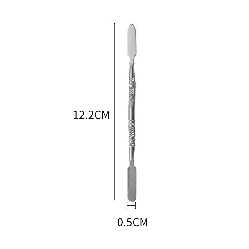Stainless Steel Makeup Mixing Palette with Spatula