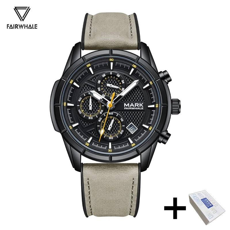 New Fashion Brown Mark Fairwhale Men's Sport Watch