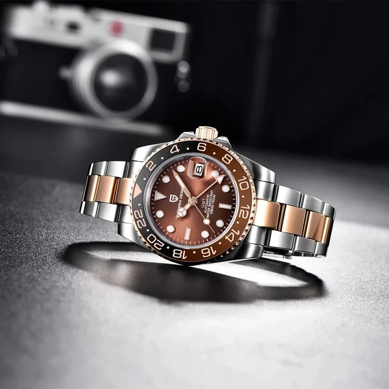 PAGANI DESIGN 40mm Luxury Men's GMT Watch