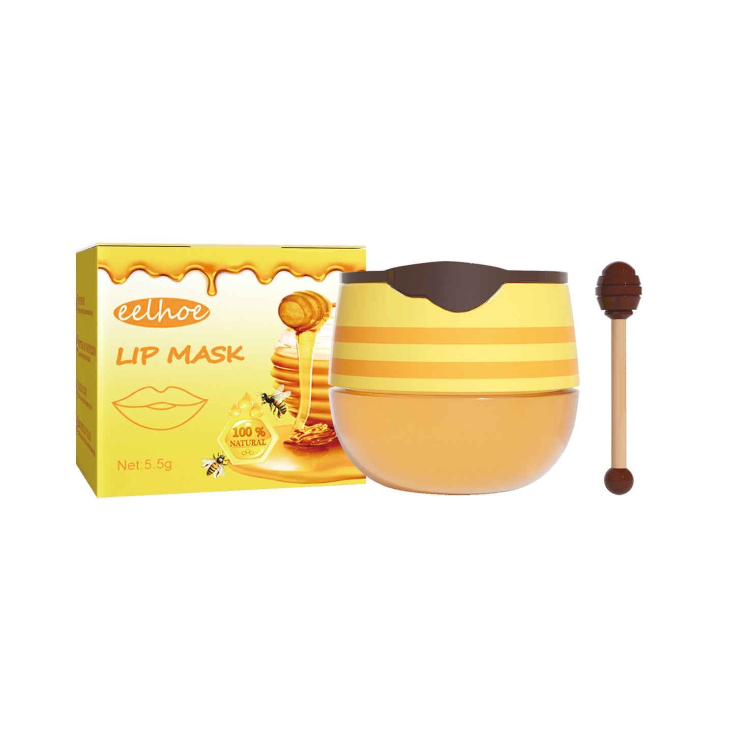 EELHOE Honey Lip Mask – Moisturizing & Exfoliating