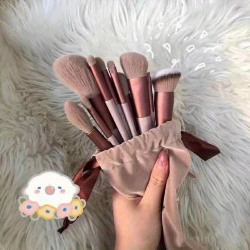 13-Piece Professional Makeup Brush & Sponge Set