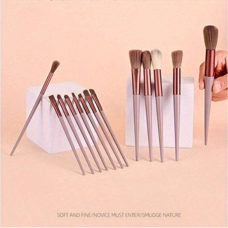 13-Piece Professional Makeup Brush & Sponge Set