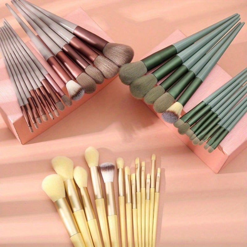 13-Piece Professional Makeup Brush & Sponge Set