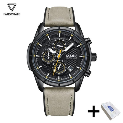 New Fashion Brown Mark Fairwhale  Men's Sport Watch
