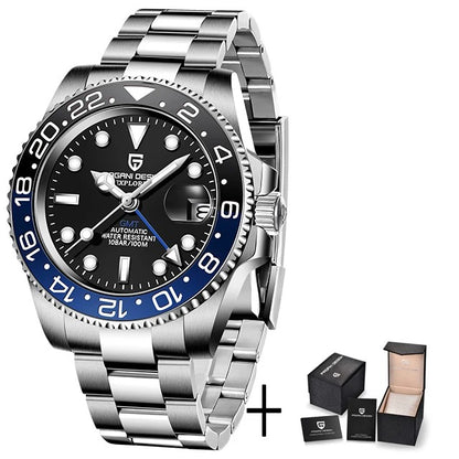 PAGANI DESIGN 40mm Luxury Men's GMT Watch